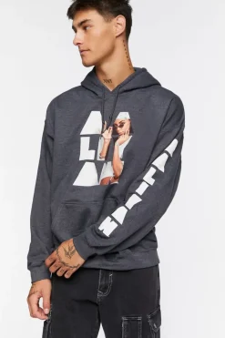 Aaliyah Graphic Drawstring Hoodie