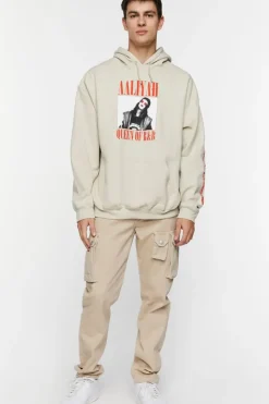 Aaliyah Graphic Drawstring Hoodie