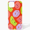 Abstract Happy Face Case For Iphone 13