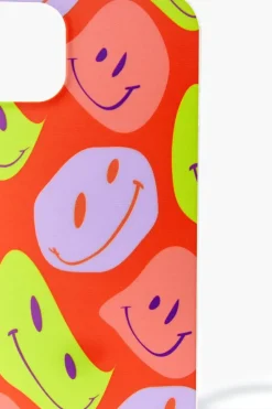 Abstract Happy Face Case For Iphone 13