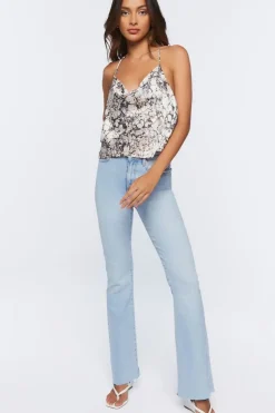 Abstract Marble Print Cami