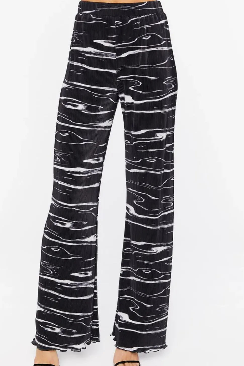 Abstract Print Shirt & Pants Set