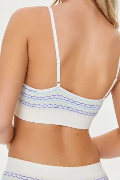 Abstract Rosette Seamless Bralette