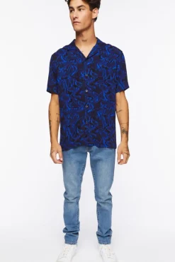 Abstract Snakeskin Shirt
