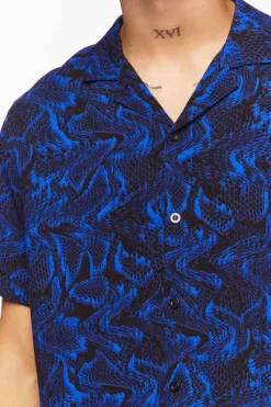 Abstract Snakeskin Shirt