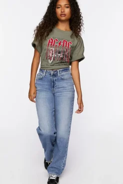 Acdc Embroidered Graphic Tee
