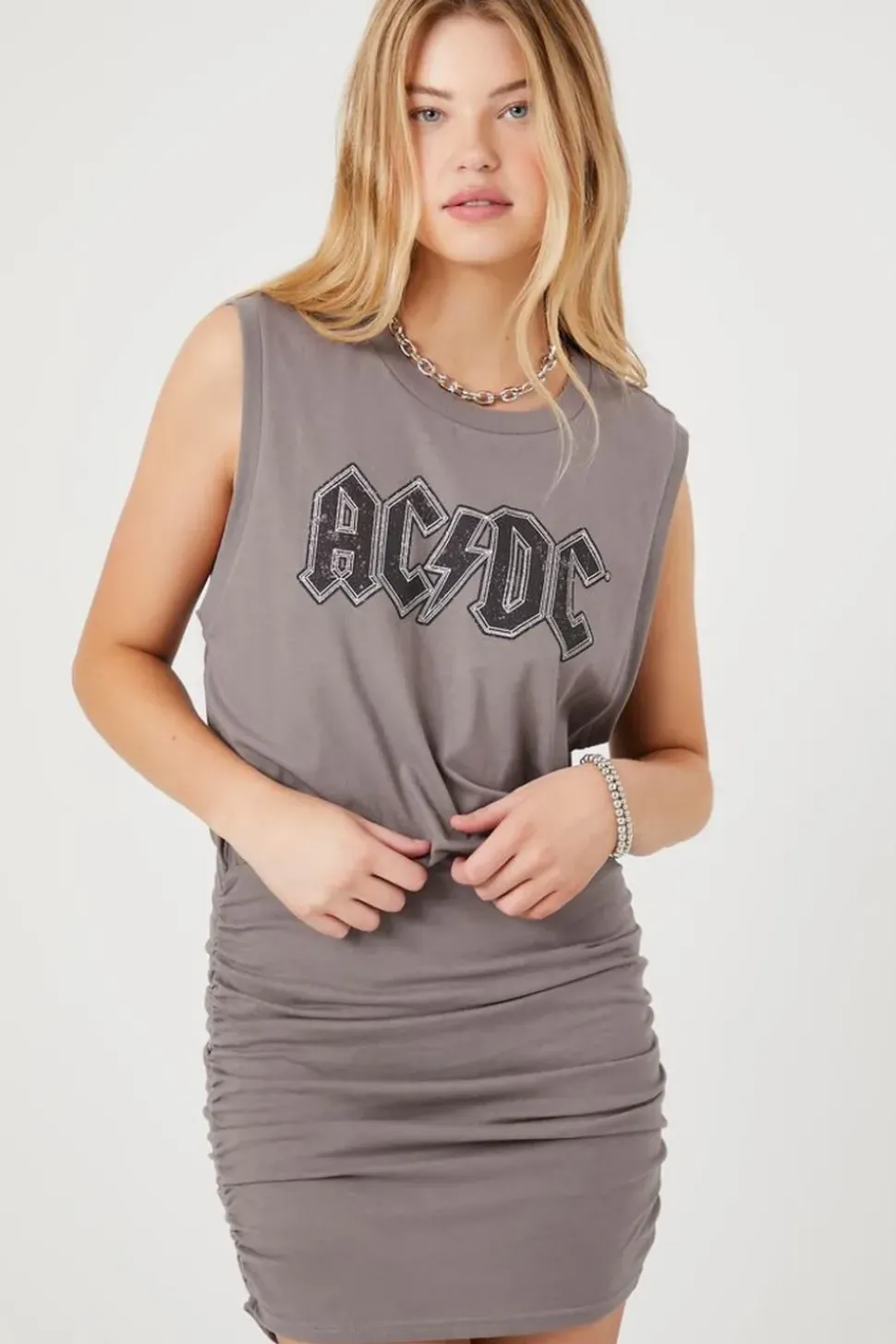 Acdc Graphic Mini Dress
