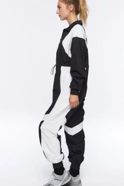 Active Colorblock Windbreaker Jumpsuit