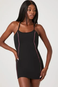 Active Contrast-Seam Skort Dress