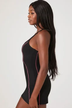 Active Contrast-Seam Skort Dress