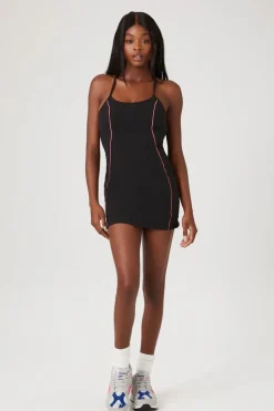 Active Contrast-Seam Skort Dress