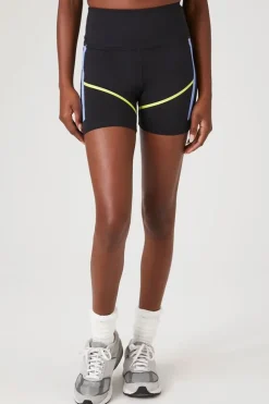Active Contrast-Trim Biker Shorts