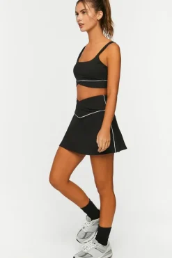 Active Contrast-Trim Crossover Skort