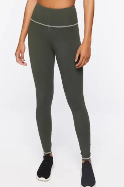 Active Contrast-Trim Leggings