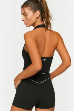 Active Contrast-Trim Romper
