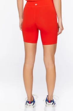 Active Cotton-Blend Biker Shorts
