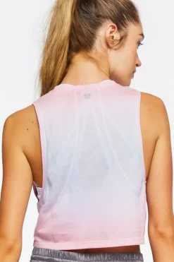 Active Cropped Ombre Muscle Tee