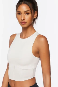 Active Cropped Tank Top