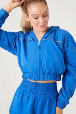Active Cropped Windbreaker Jacket
