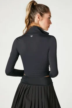 Active Cropped Zip-Up Jacket