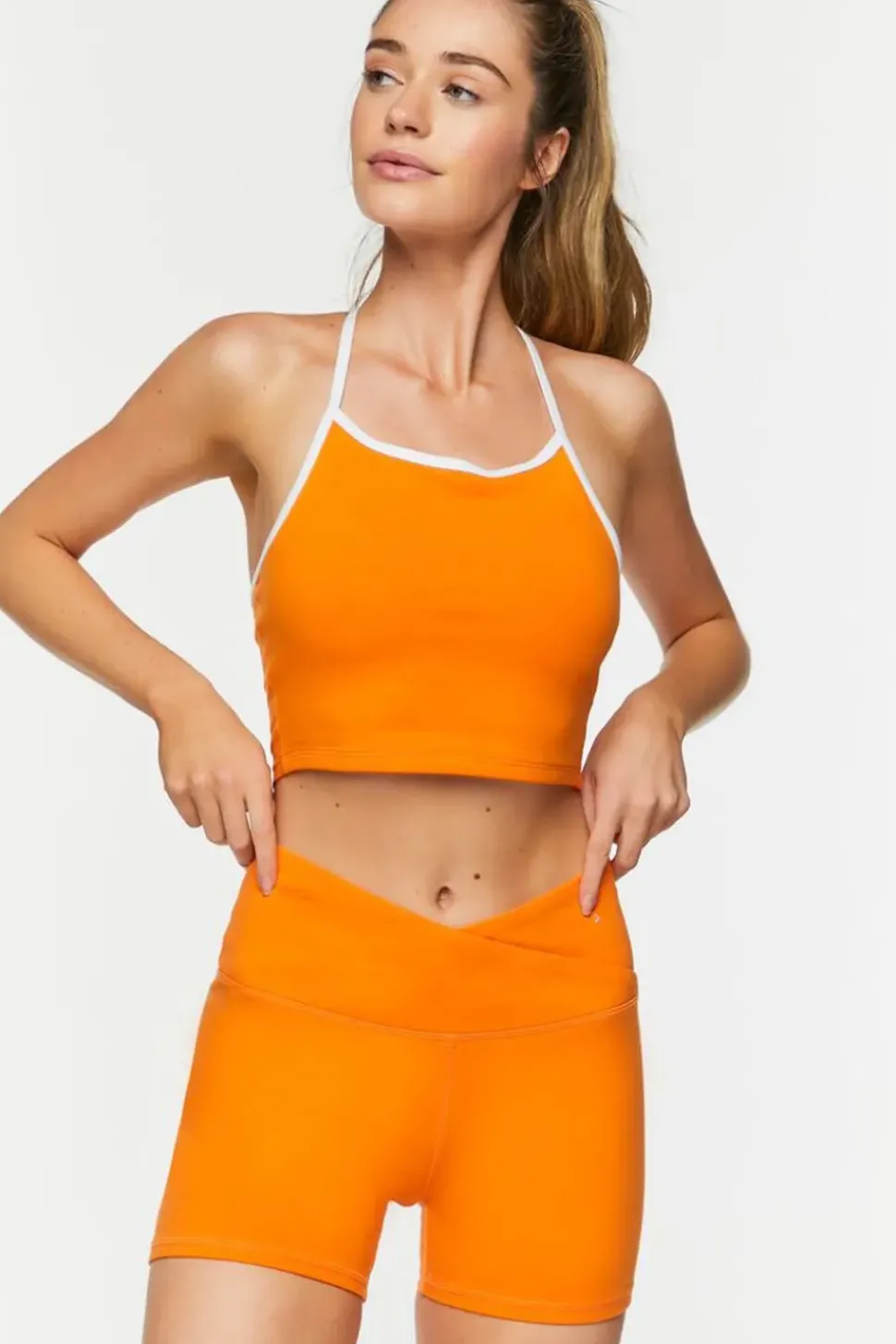 Active Crossover Biker Shorts