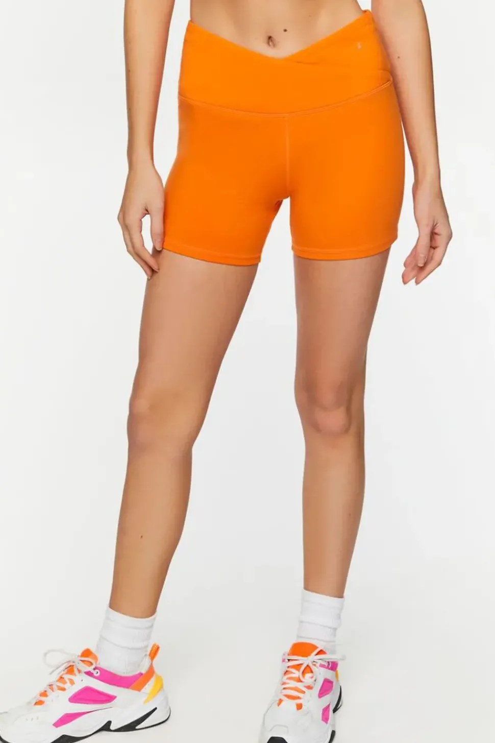 Active Crossover Biker Shorts