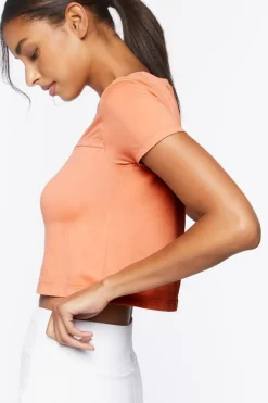 Active Cutout Cropped Tee