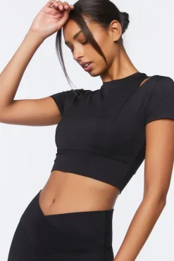 Active Cutout Crop Top