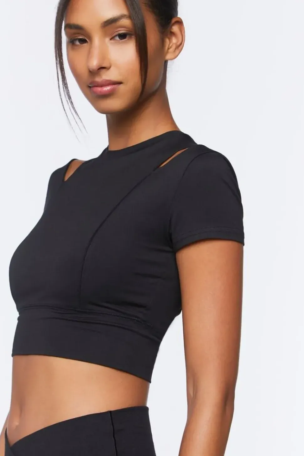 Active Cutout Crop Top