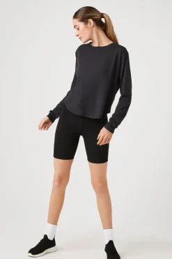 Active Cutout Long-Sleeve Top