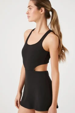 Active Cutout Skort Romper
