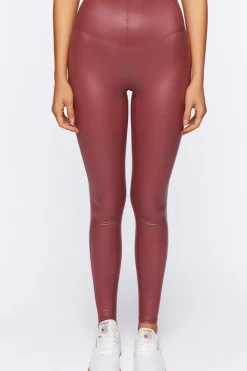 Active Faux Leather Leggings