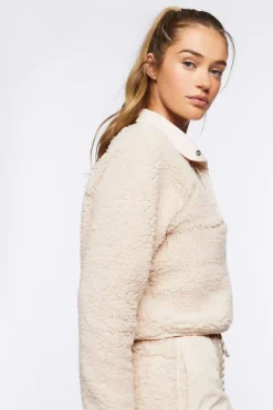 Active Faux Shearling Pullover