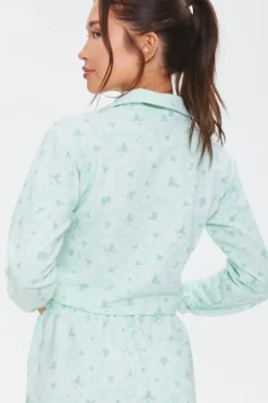 Active Floral Half-Zip Pullover