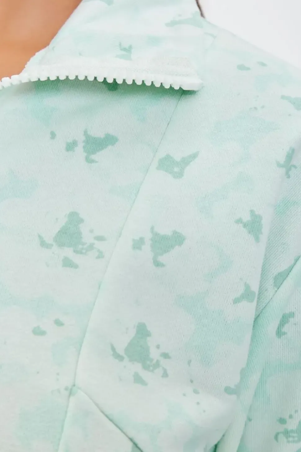 Active Floral Half-Zip Pullover
