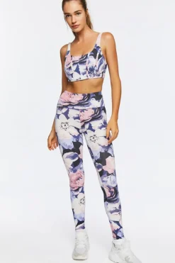 Active Floral High-Rise Leggings