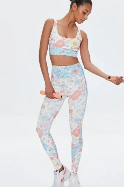 Active Floral Print Leggings