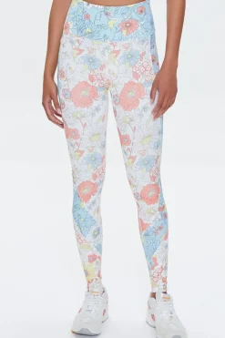 Active Floral Print Leggings