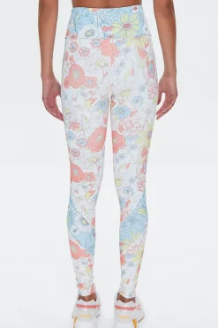 Active Floral Print Leggings
