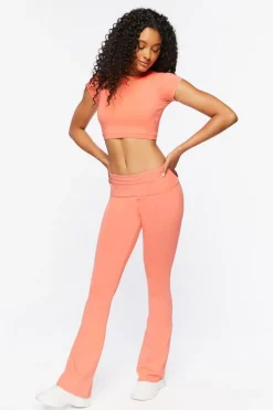 Active Foldover Flare Leggings