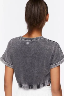 Active French Terry Cropped Tee