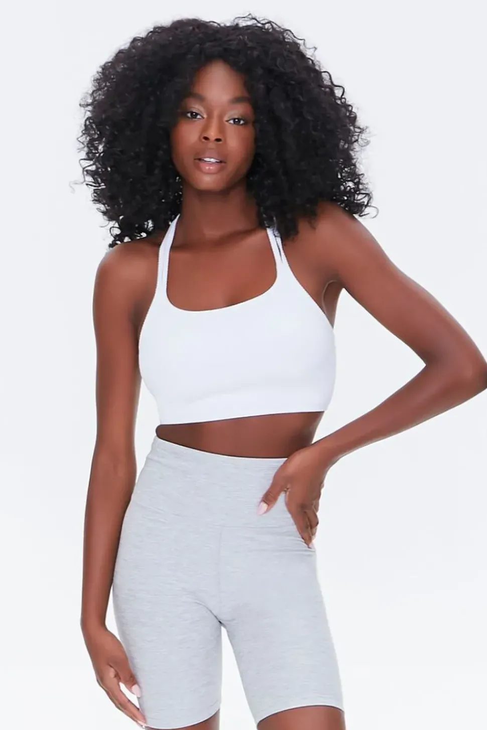 Active Heathered Bike Shorts
