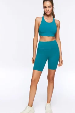 Active High-Rise Biker Shorts
