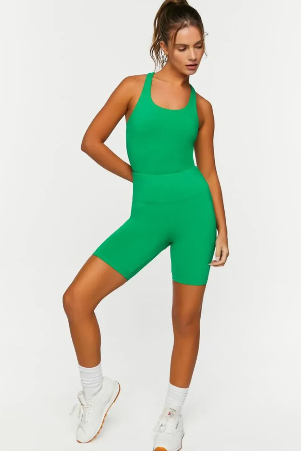 Active High-Rise Biker Shorts