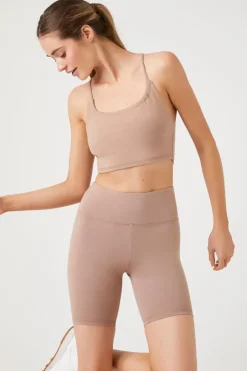 Active High-Rise Biker Shorts