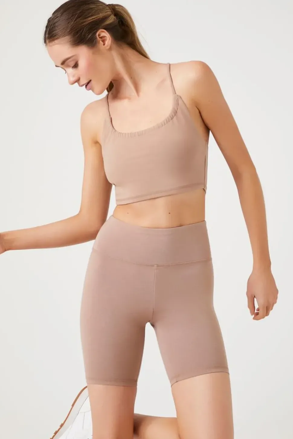 Active High-Rise Biker Shorts
