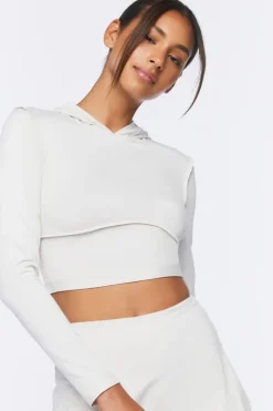 Active Hooded Crop Top