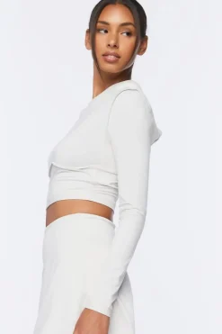 Active Hooded Crop Top