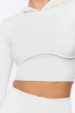 Active Hooded Crop Top