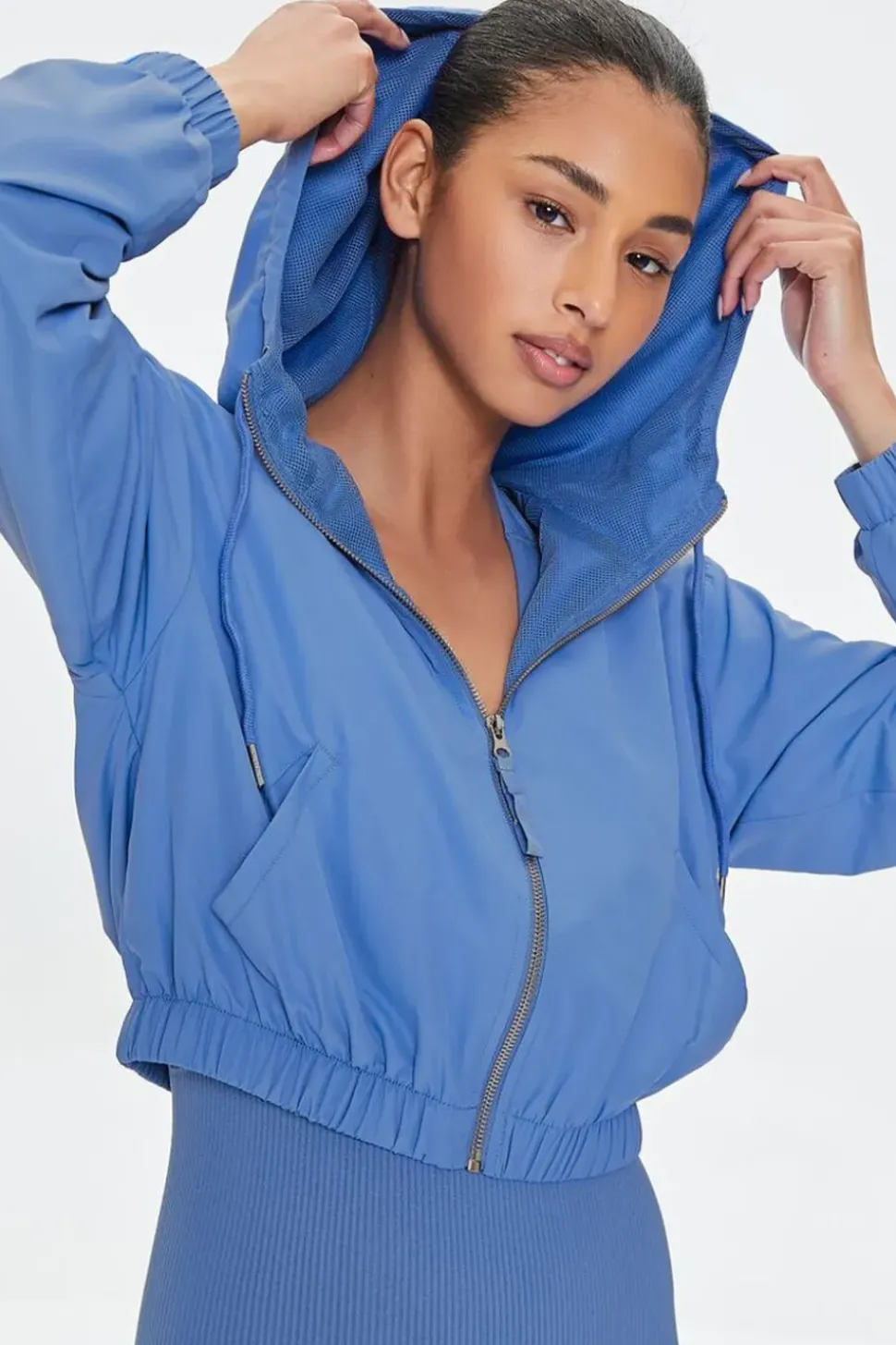 Active Hooded Windbreaker Jacket